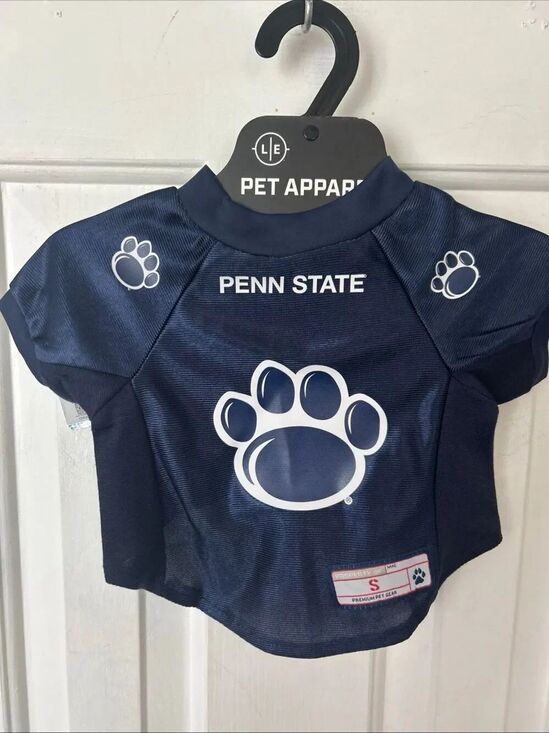 Little Earth Other - Penn state dog jersey blue size small authentic